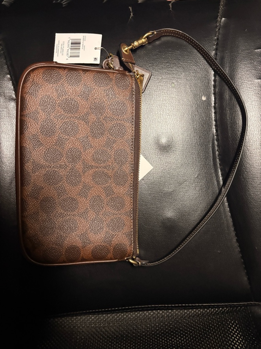 Coach Maple Plaza bag size 22 Signature Wristlet Shoulder Bag - Picture 2 of 5